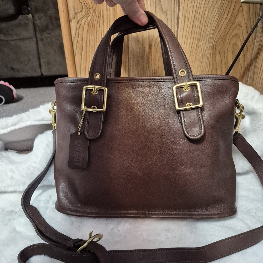 Vintage Coach Mahogany Legacy Satchel 9063 Bag - Picture 2 of 7